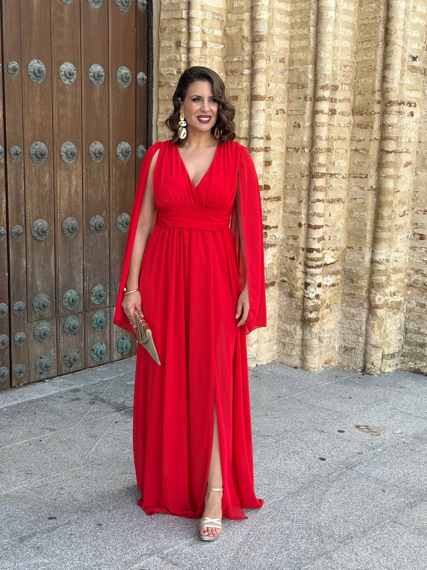 Vestido Antonela Rojo