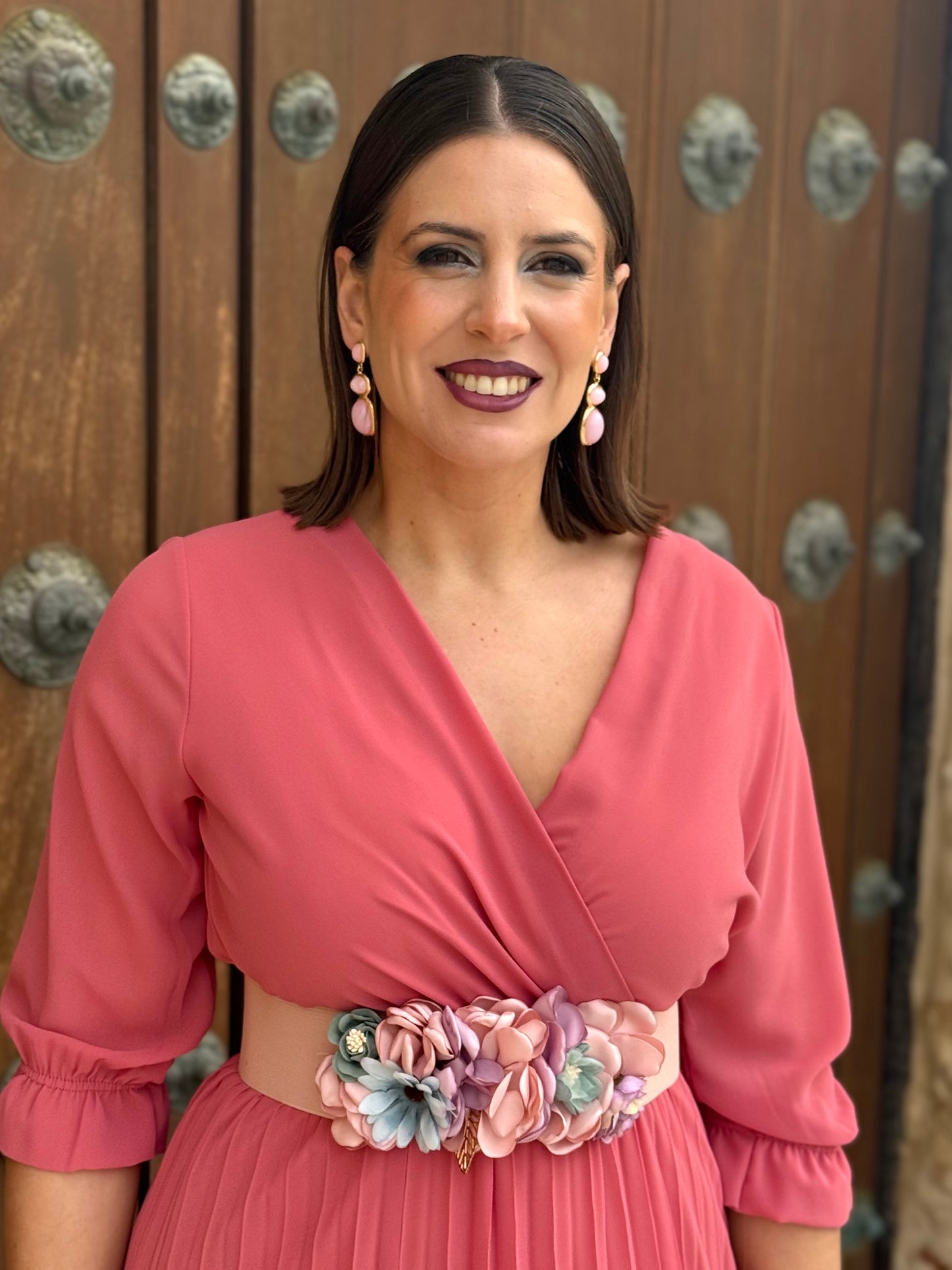 Cinturón Floral Rosa