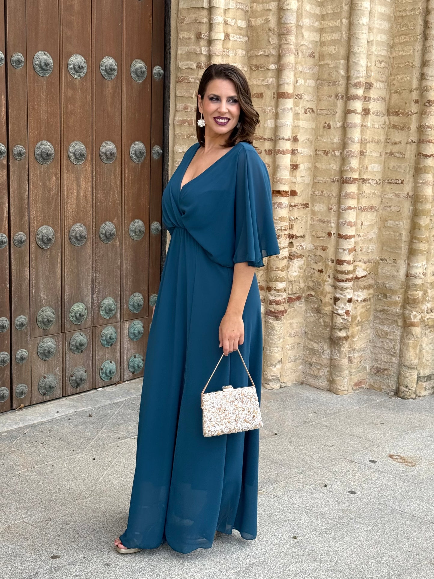 Vestido Venus petróleo