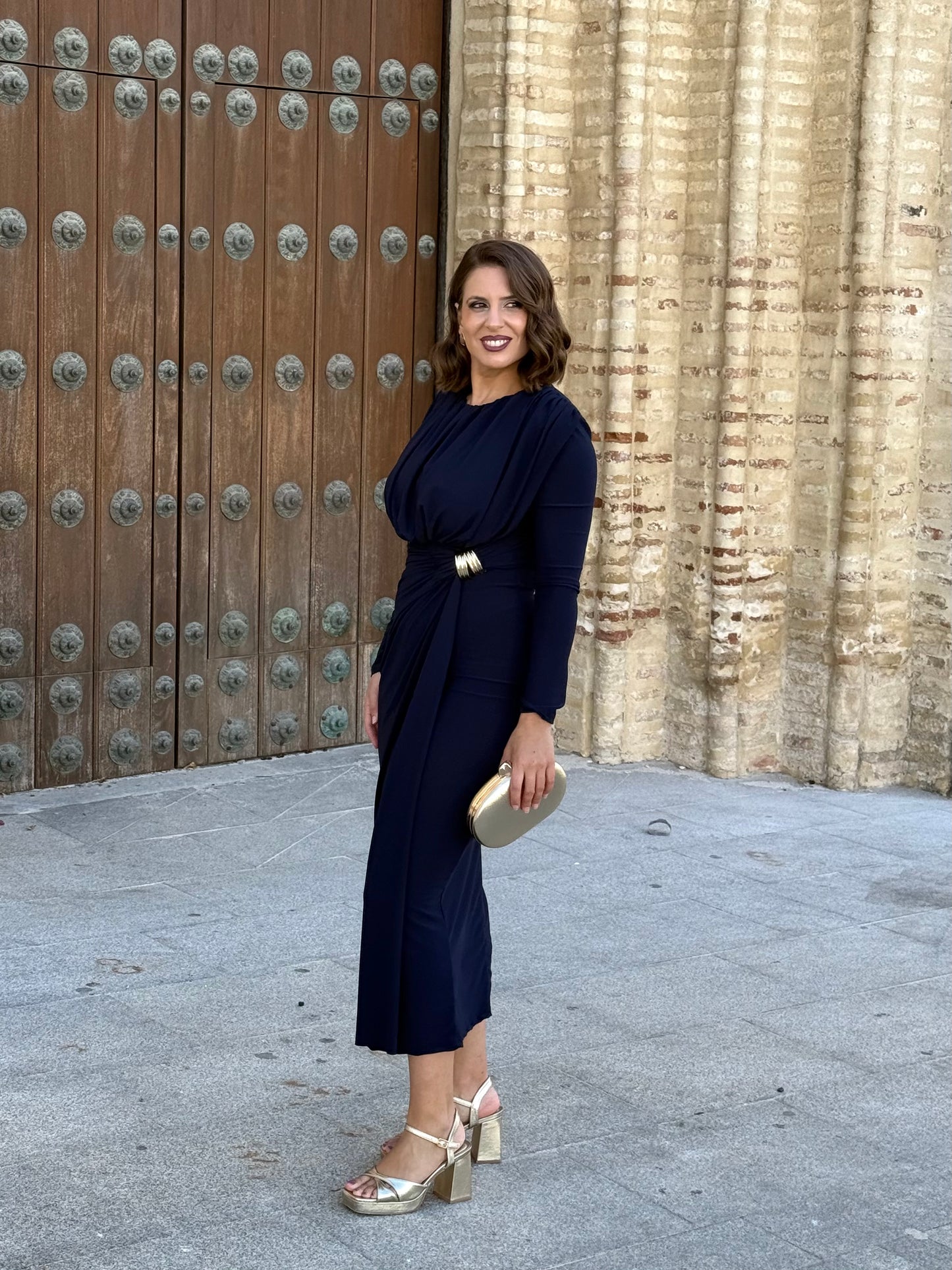 Vestido Murano Azul Marino