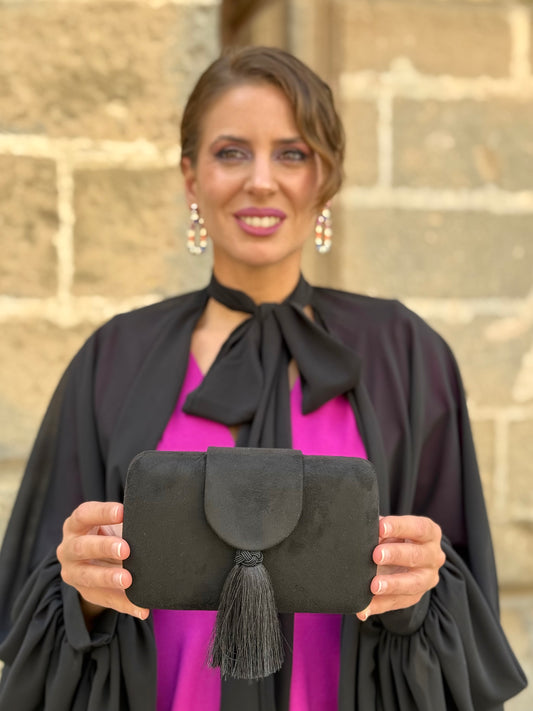Bolso Borlón Negro