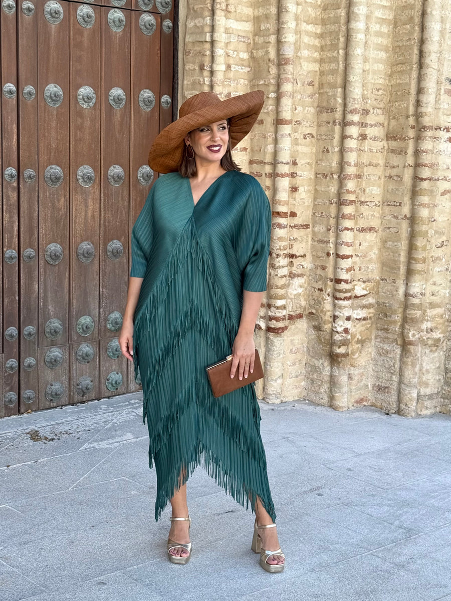 Vestido Adela Petróleo