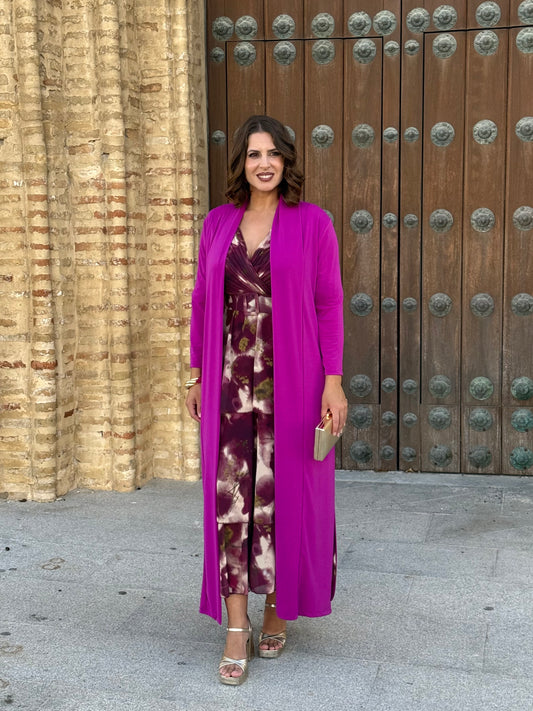 Kimono Punto de Seda Buganvilla