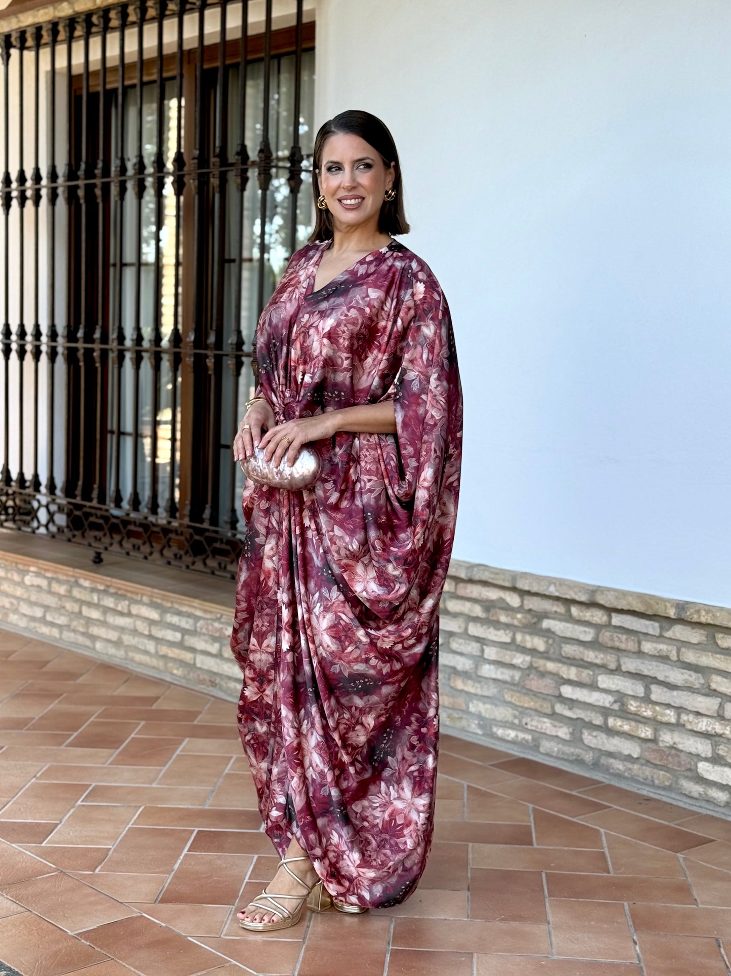 Vestido Olimpia Burdeos