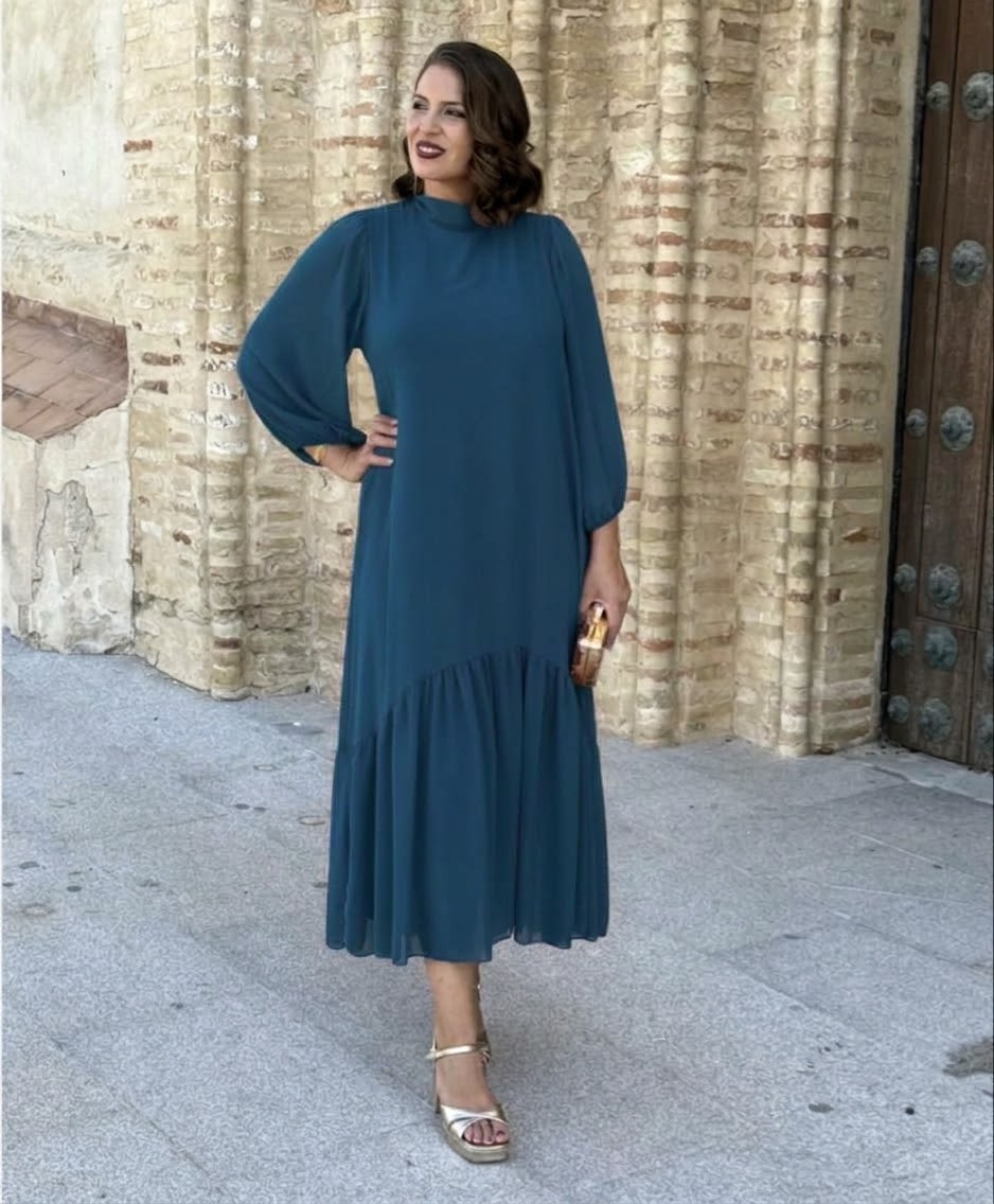 Vestido Amalia Petróleo