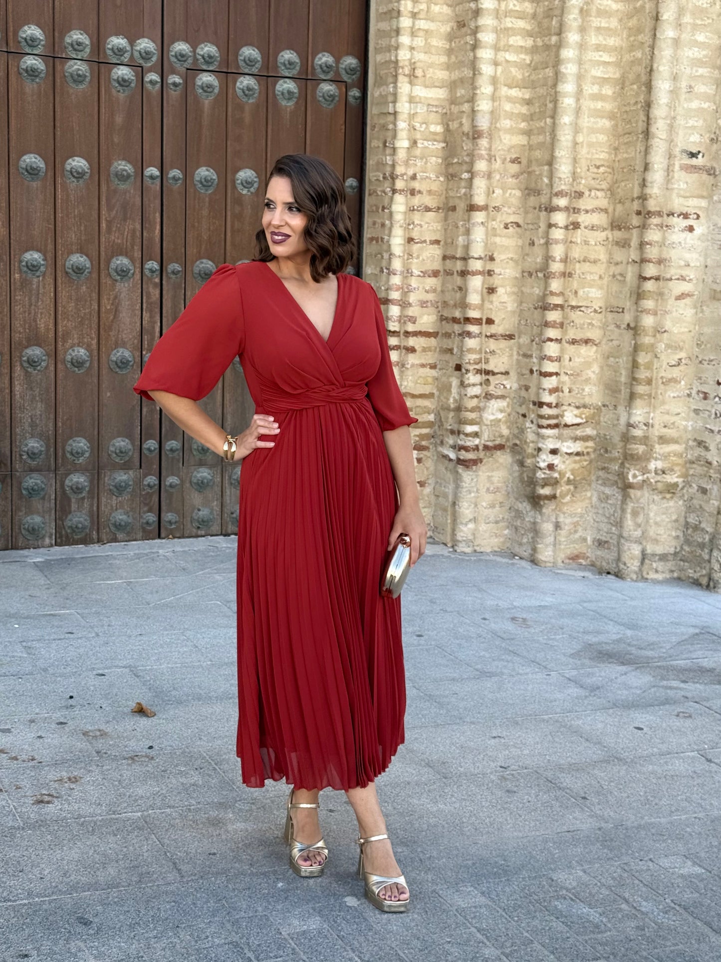 Vestido Amira Teja