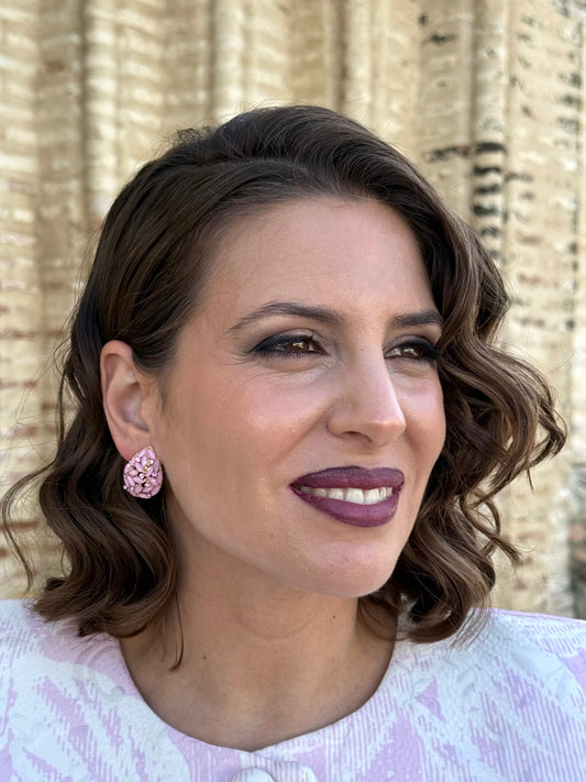 Pendientes Iris Rosa
