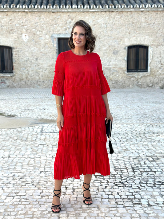Vestido Jimena Rojo