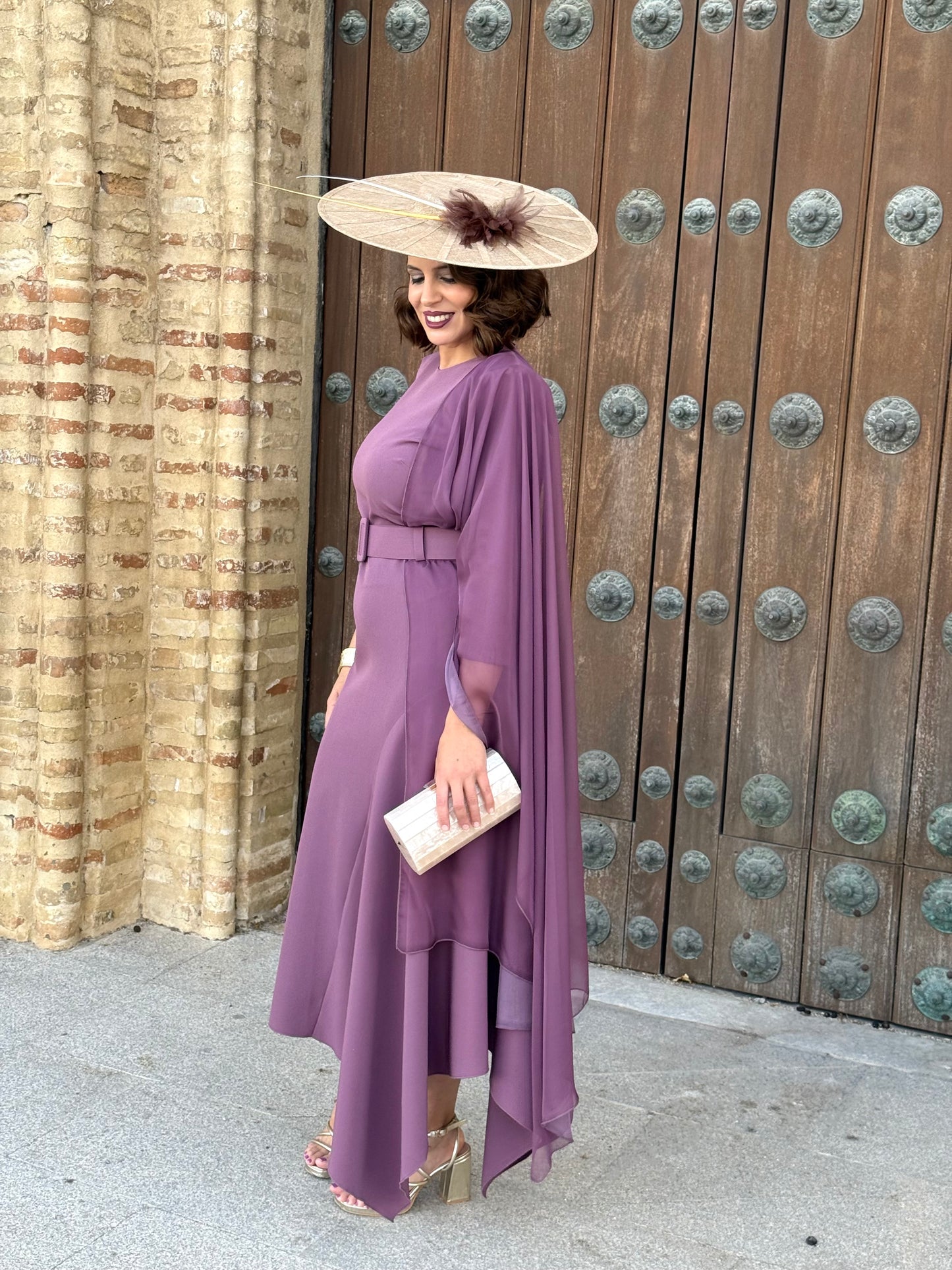 Vestido Palmira Malva Empolvado