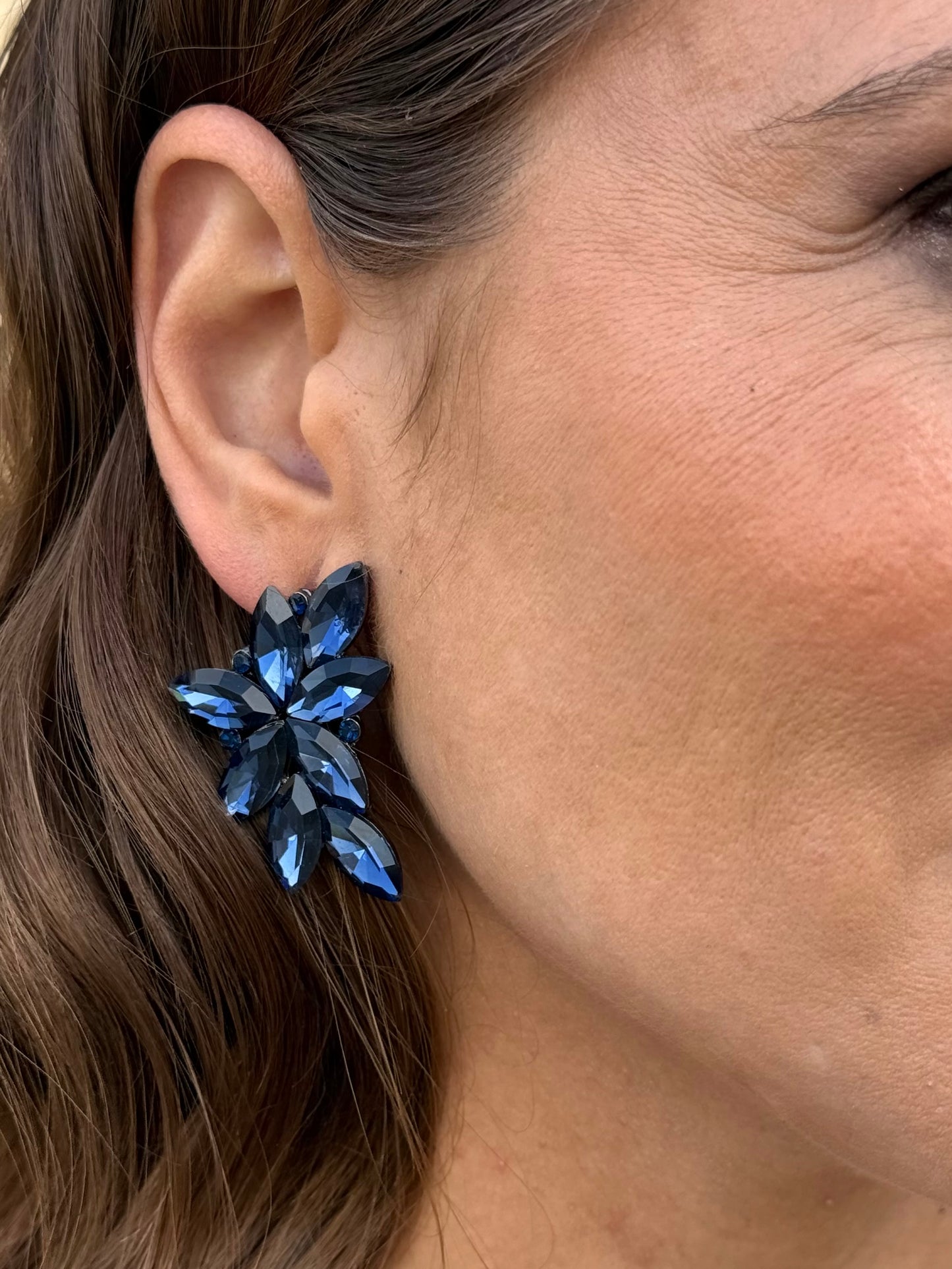 Pendientes Lorena Azul Marino