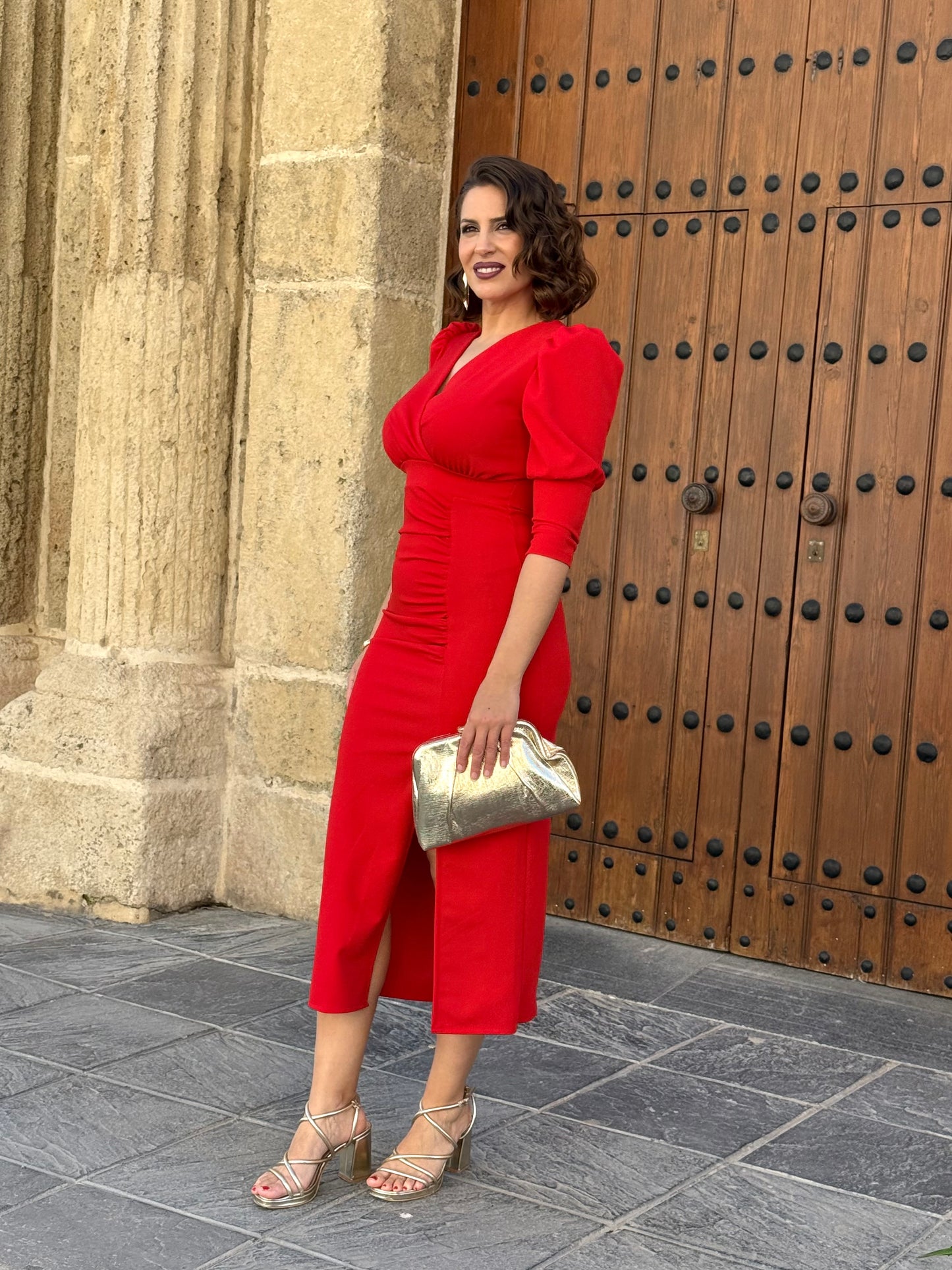 Vestido Floria Rojo