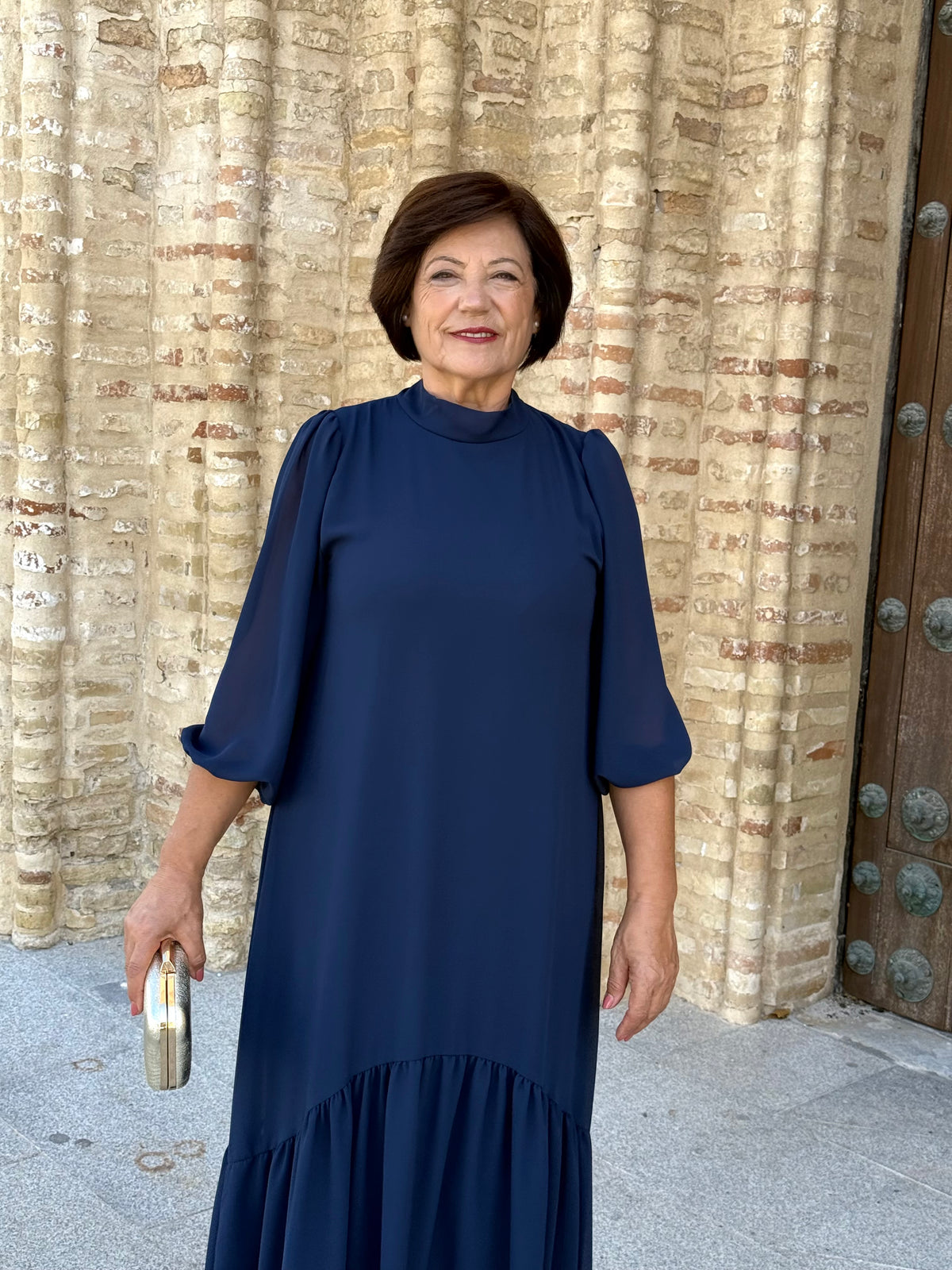 Vestido Amalia Azul Marino