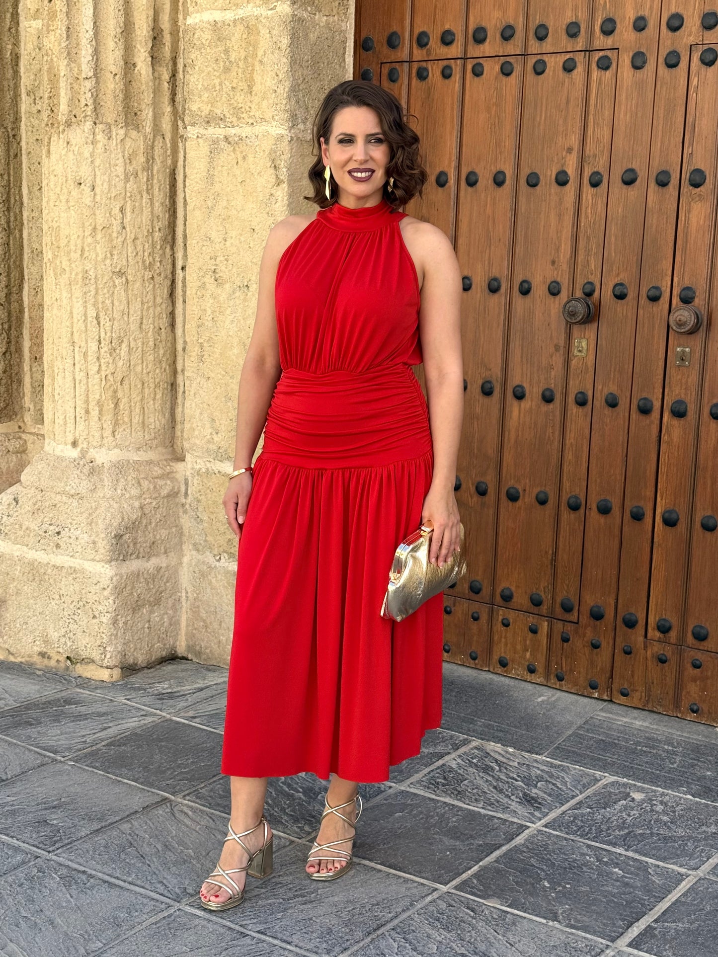 Vestido Aurelia Rojo