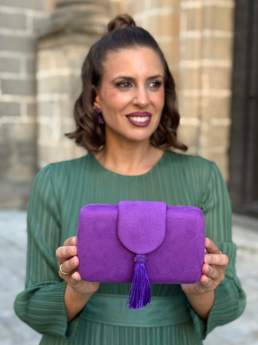 Bolso Borlón Morado