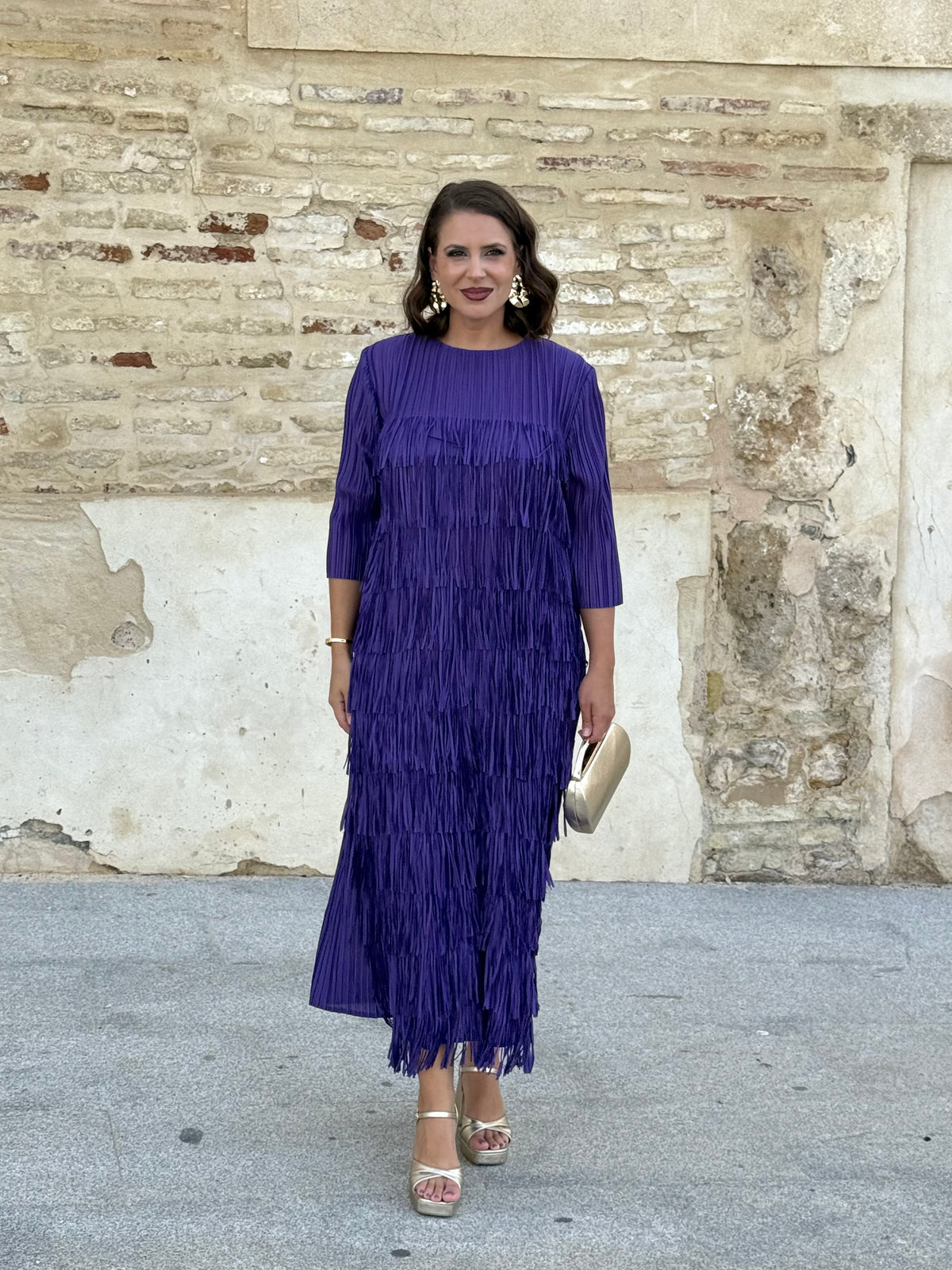Vestido Almira Morado