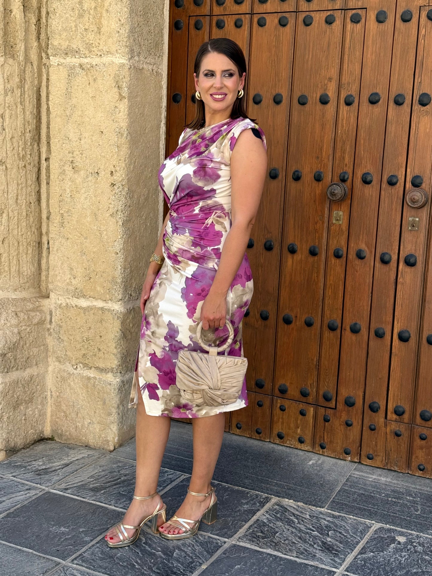 Vestido Pilar Buganvilla