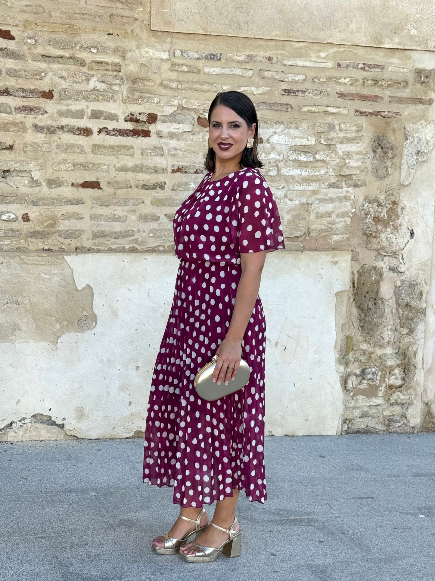 Vestido Bruma Lunar Buganvilla