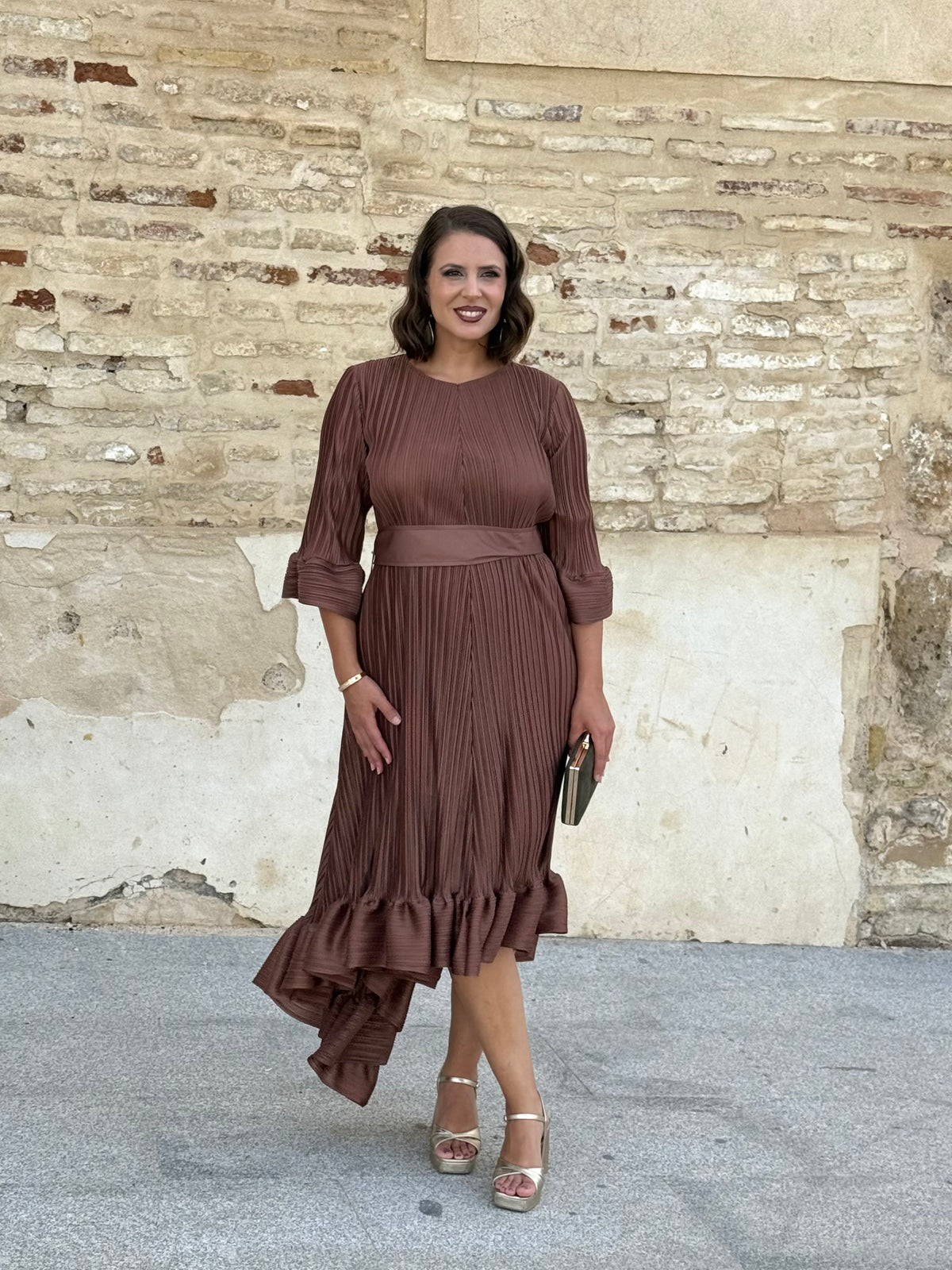 Vestido Nerja Camel