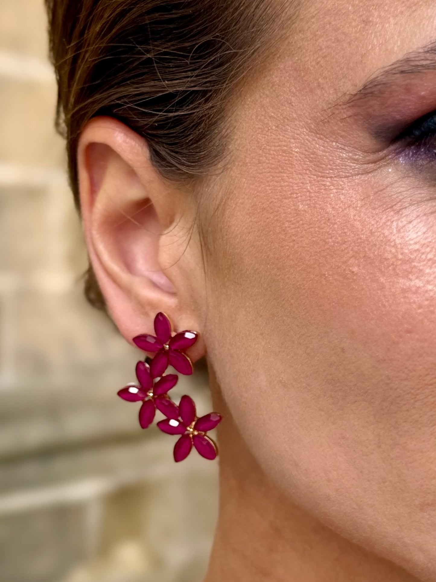 Pendientes Triflor Buganvilla