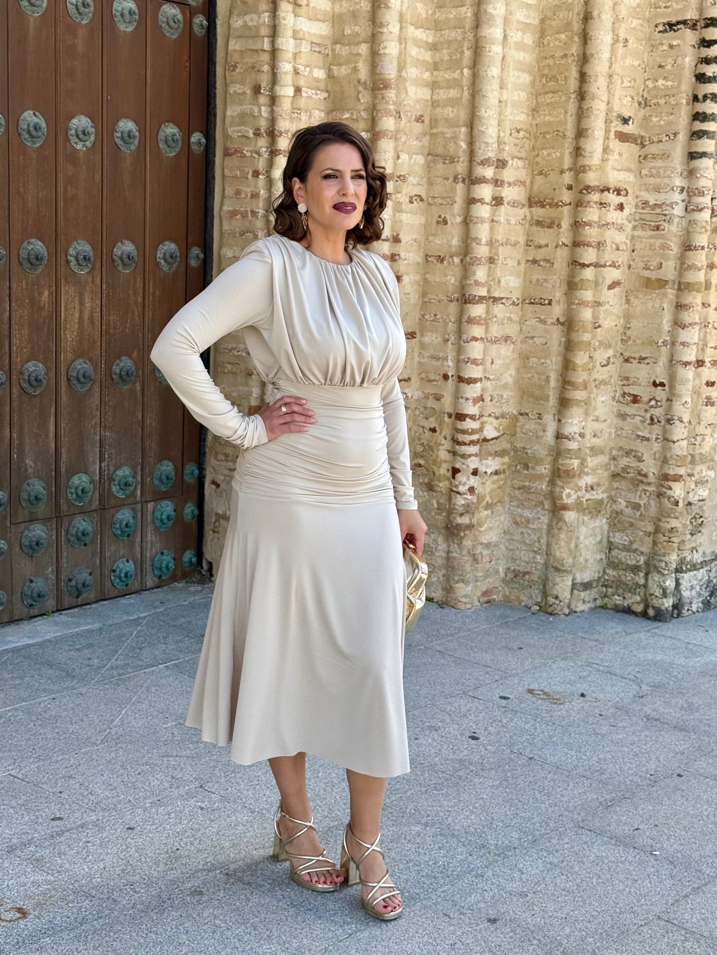 Vestido Burano Beige