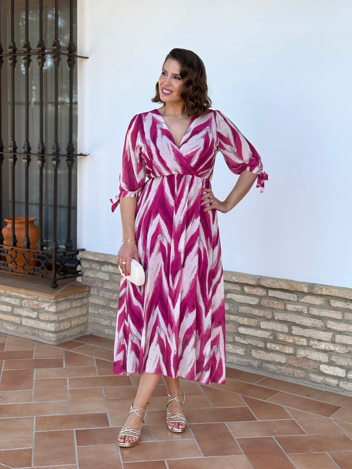 Vestido Idalia Fucsia