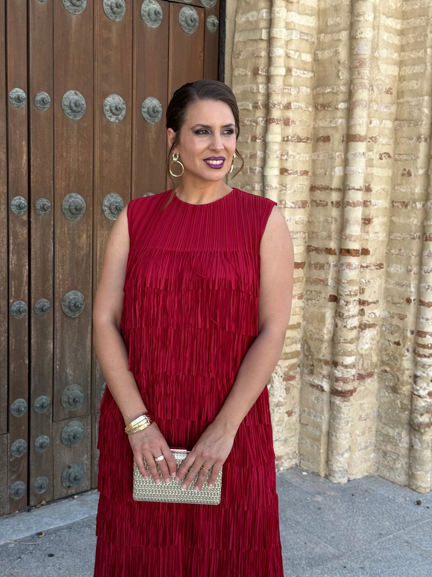Vestido Belmira Rojo