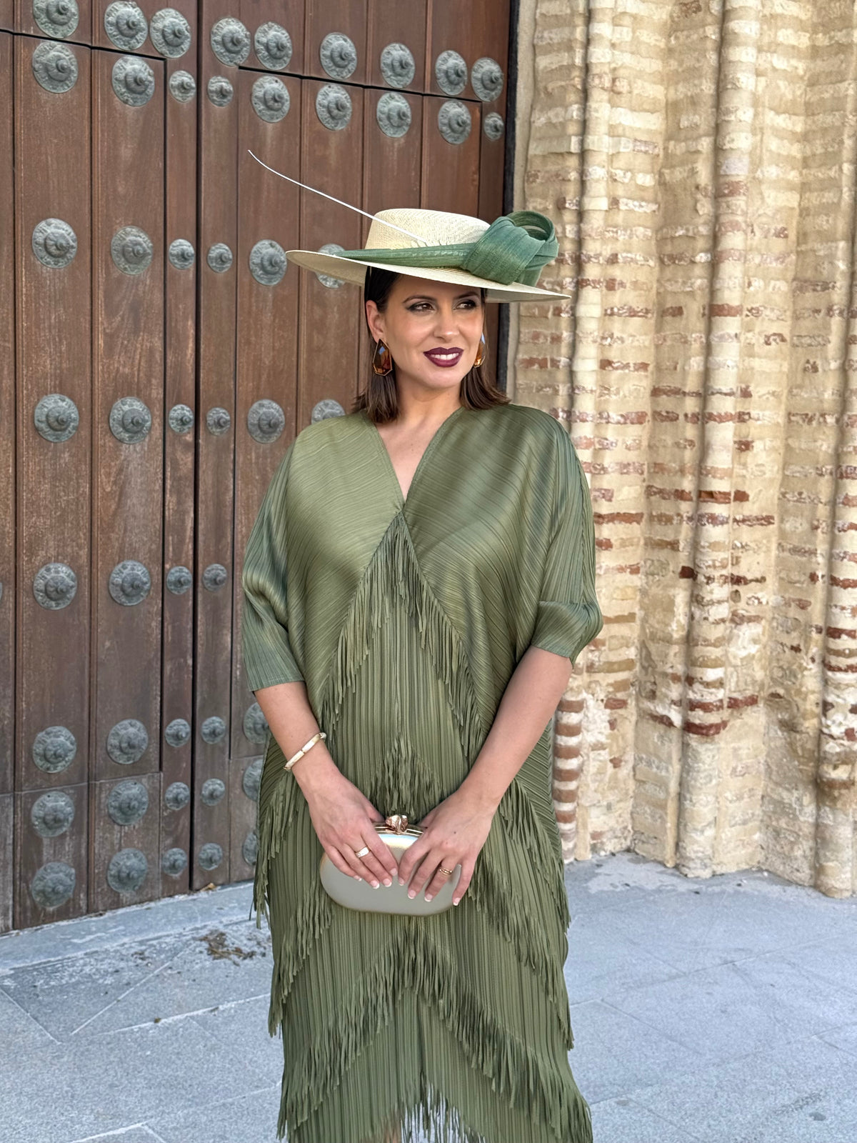 Vestido Adela Verde Olivo