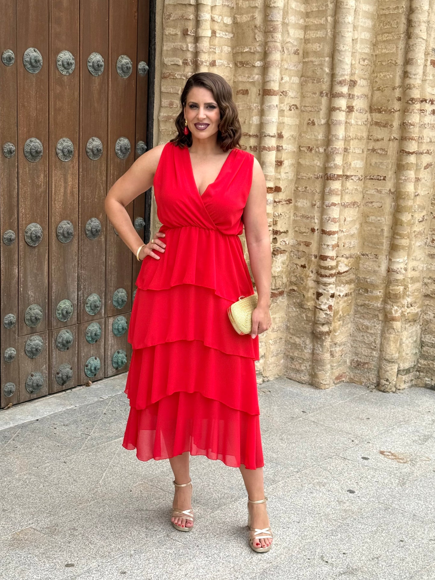 Vestido Naiara Rojo