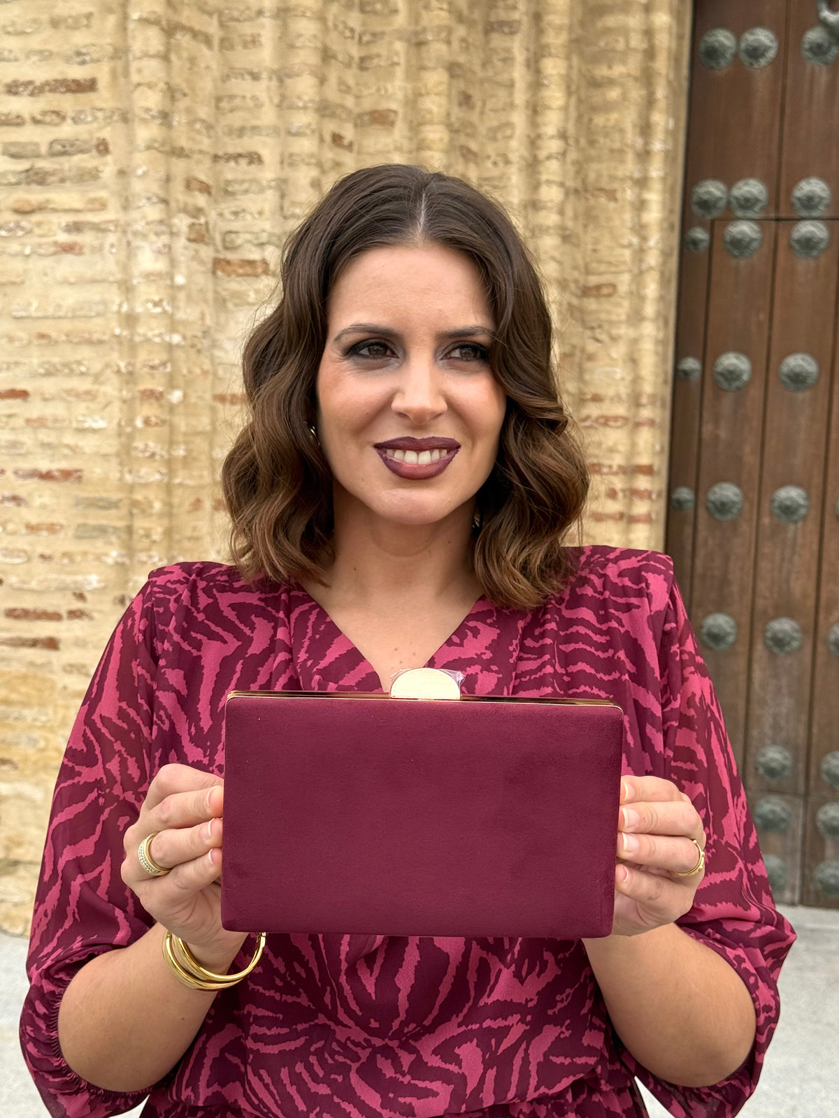 Bolso Tina Burdeos