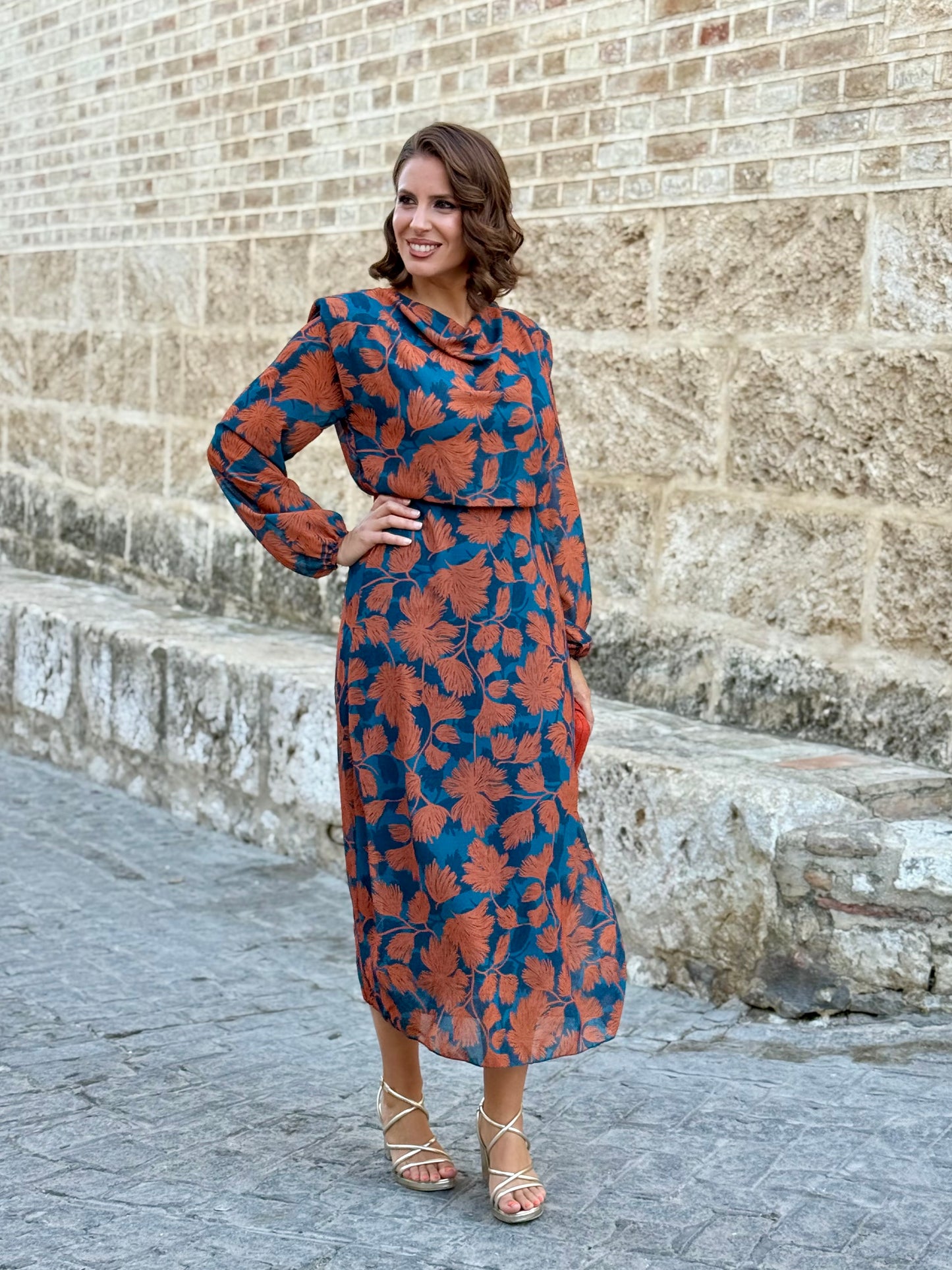 Vestido Mía Naranja