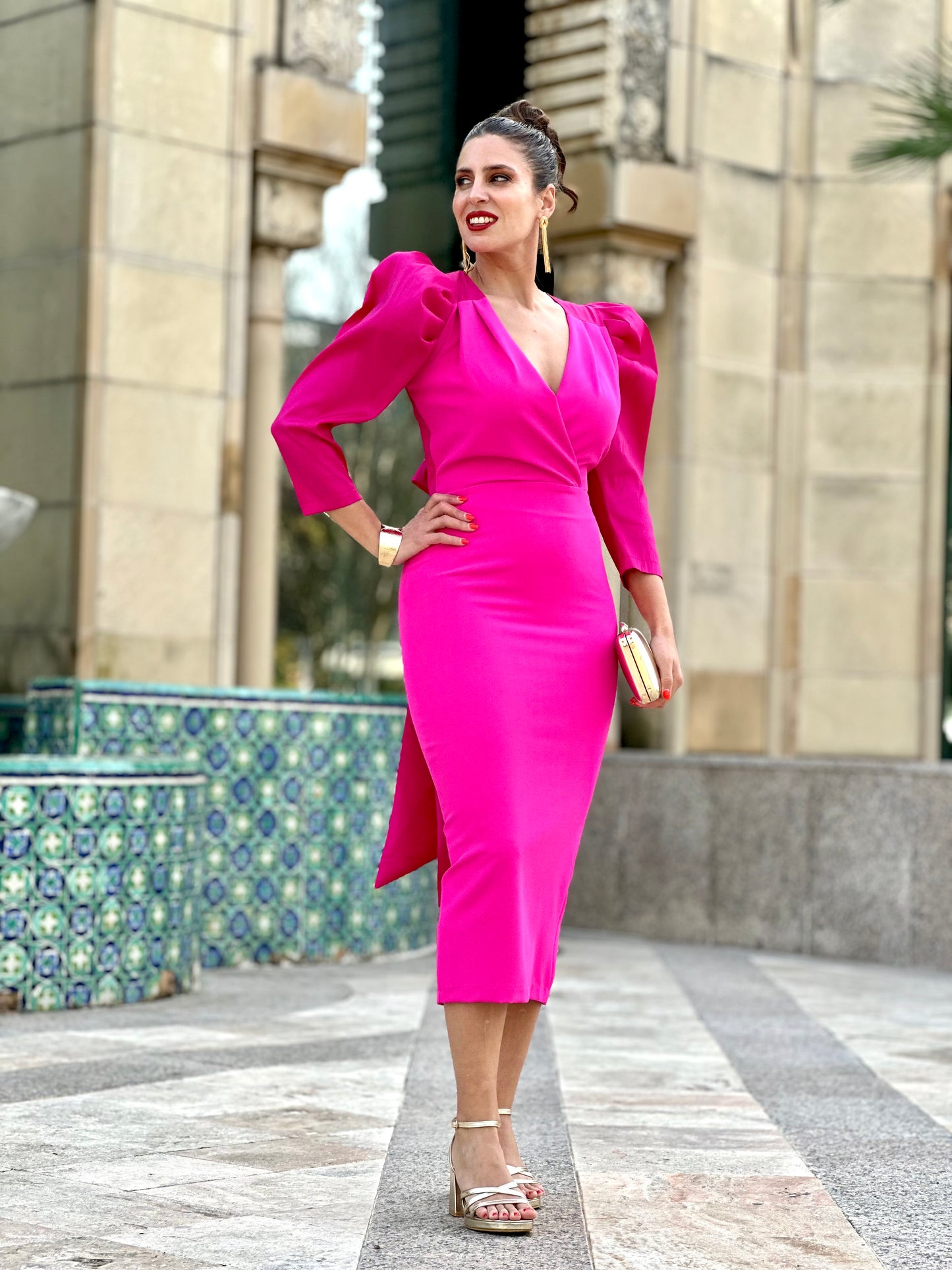 Vestido Granada Fucsia