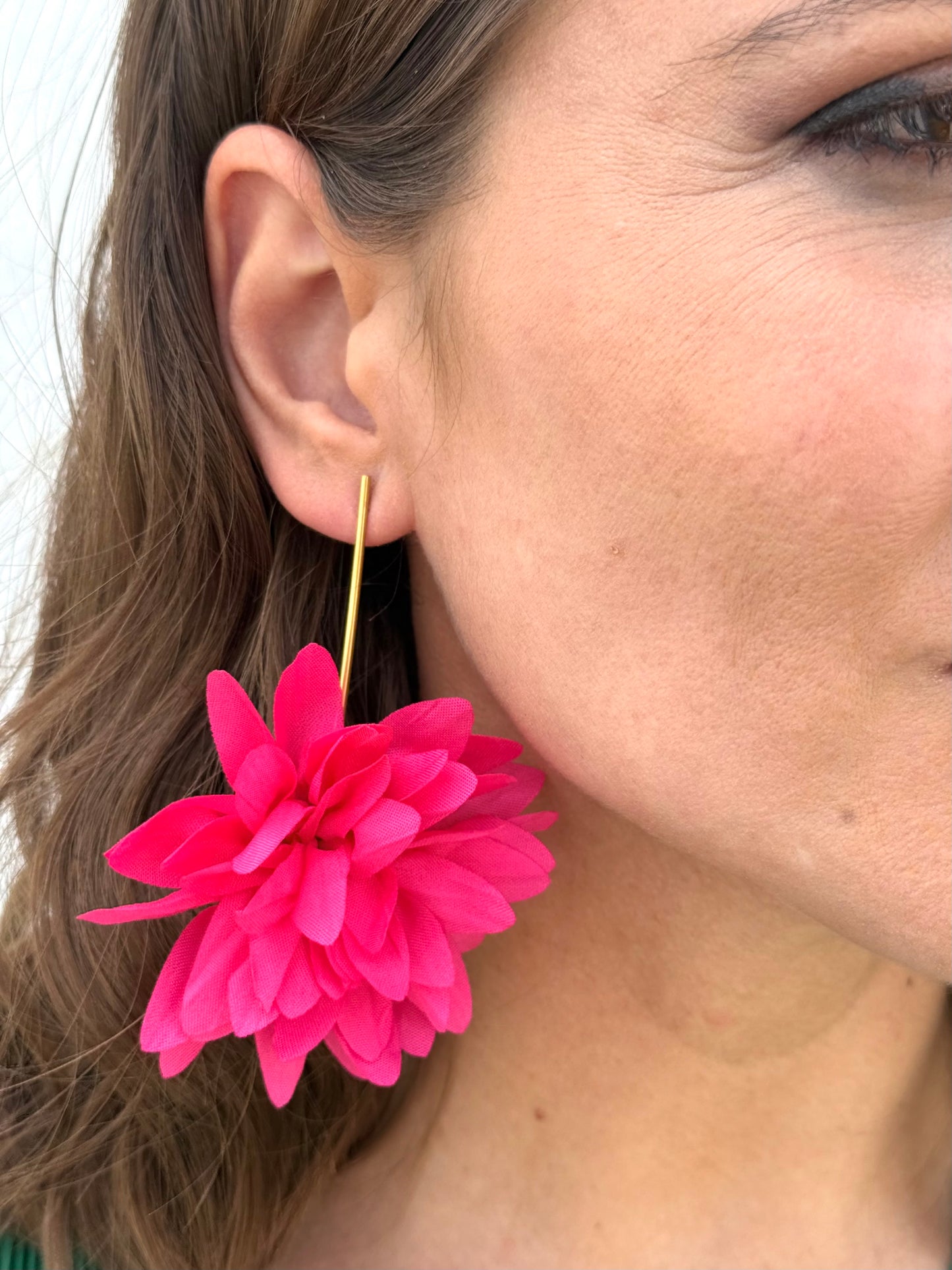 Pendientes Pomelo Fucsia