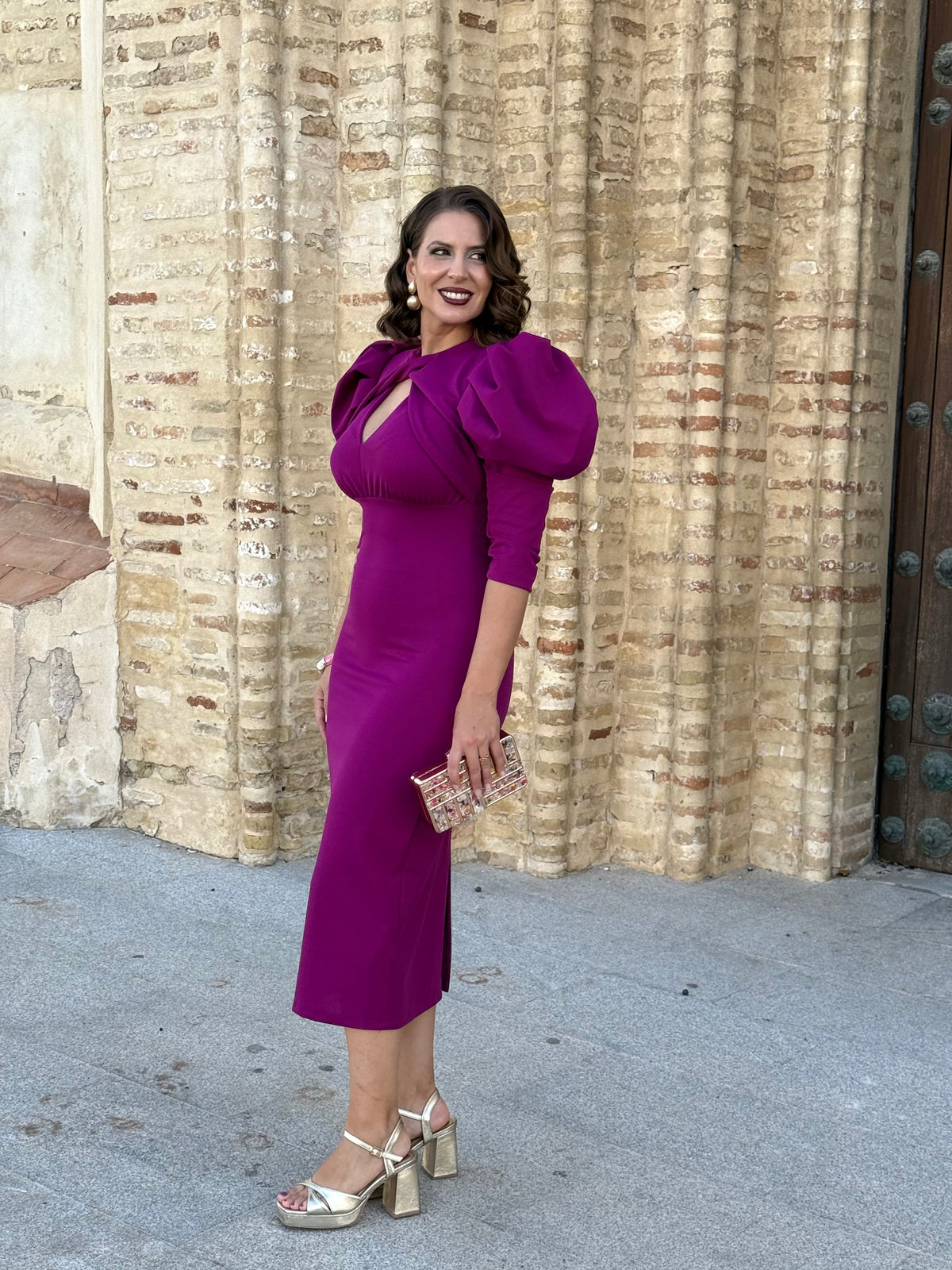 Vestido Leo Buganvilla