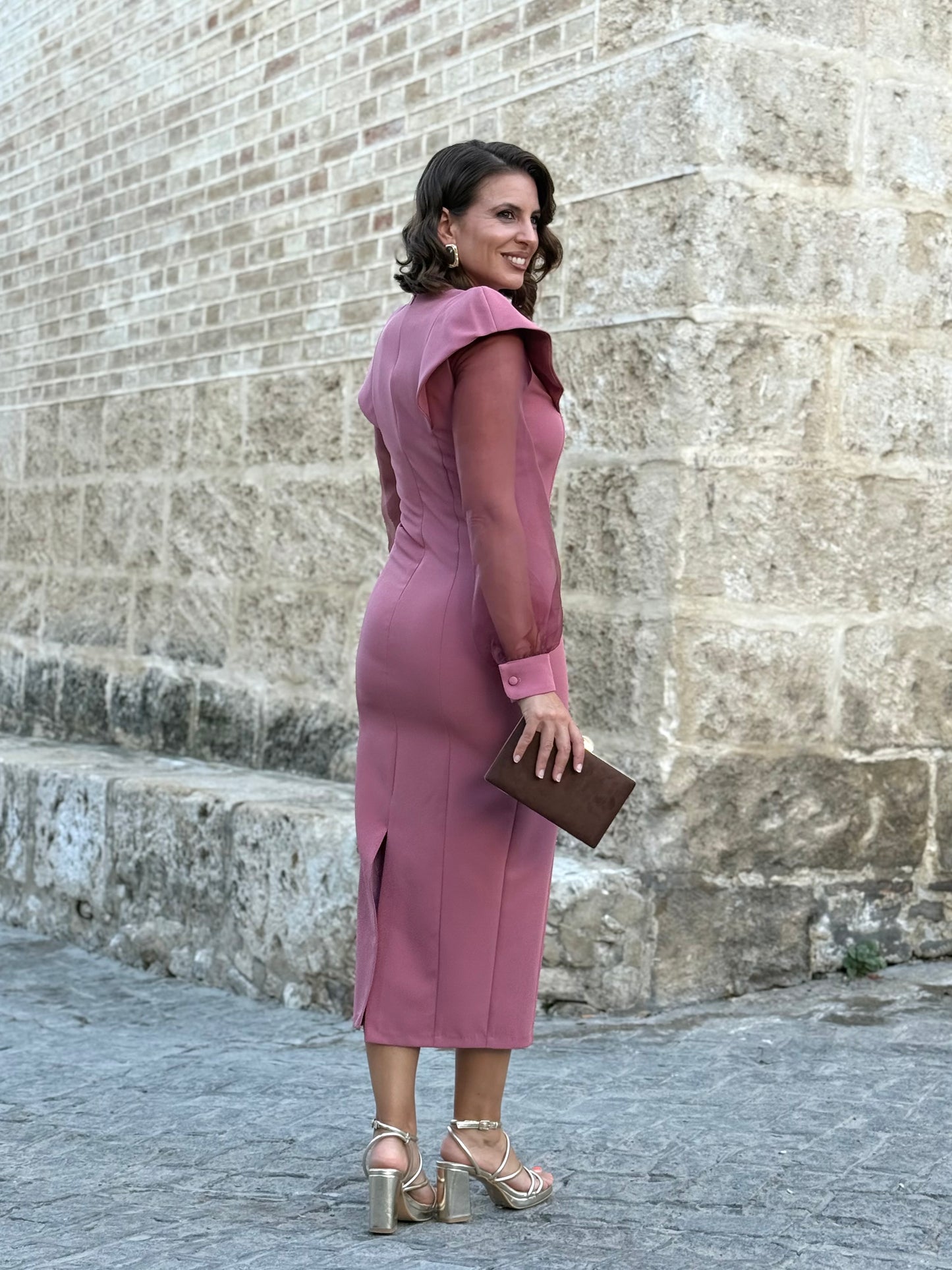 Vestido Aurora Rosa