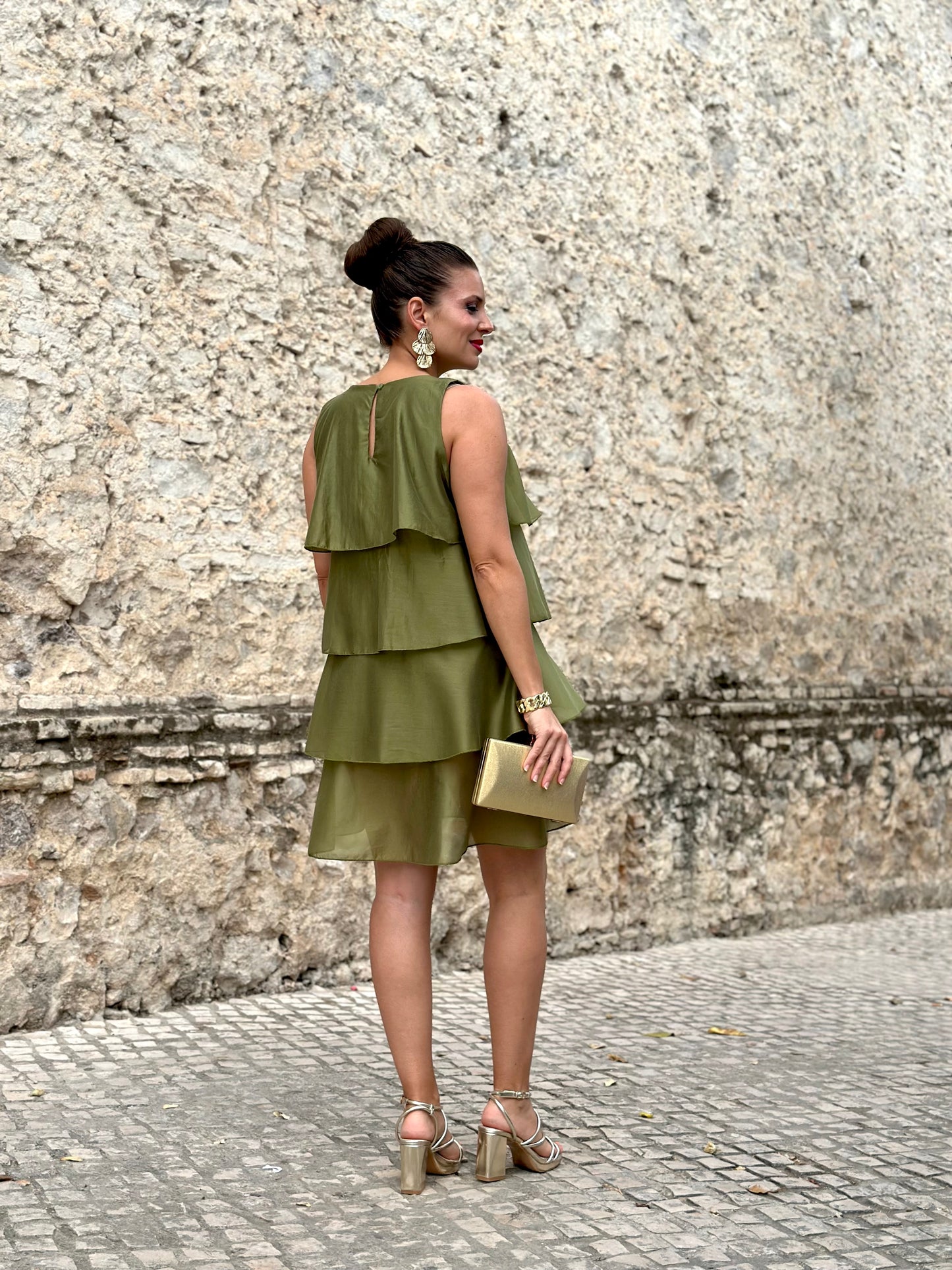 Vestido Romántico Oliva