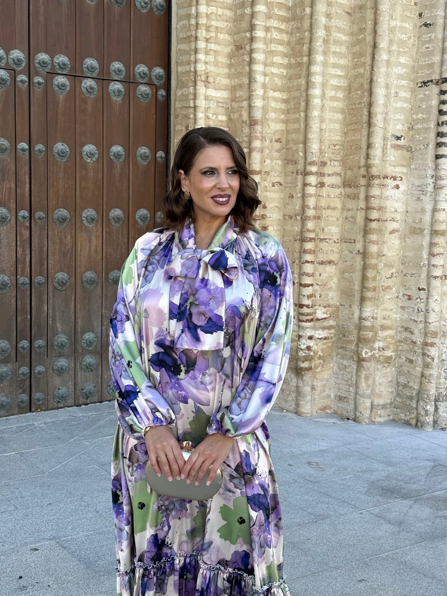 Vestido Karol Morado