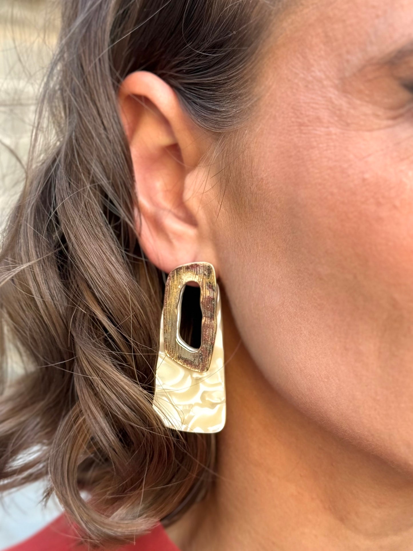 Pendientes Sevilla Beige