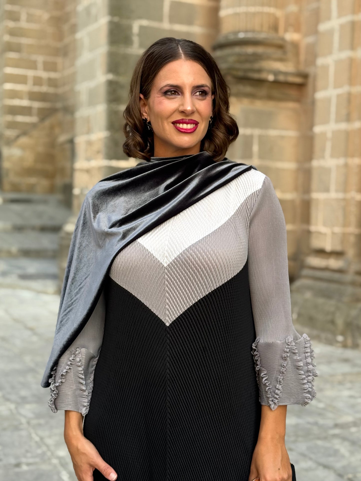 Capa Terciopelo Gris