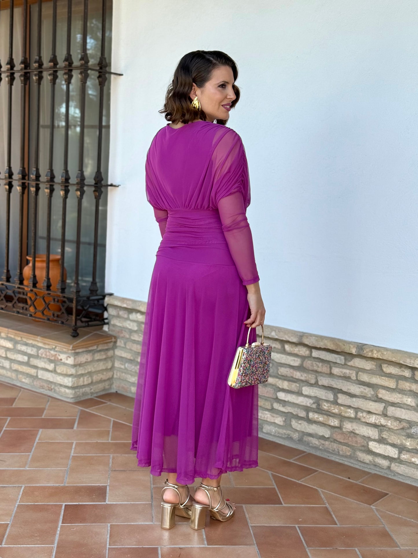Vestido Graciela Buganvilla