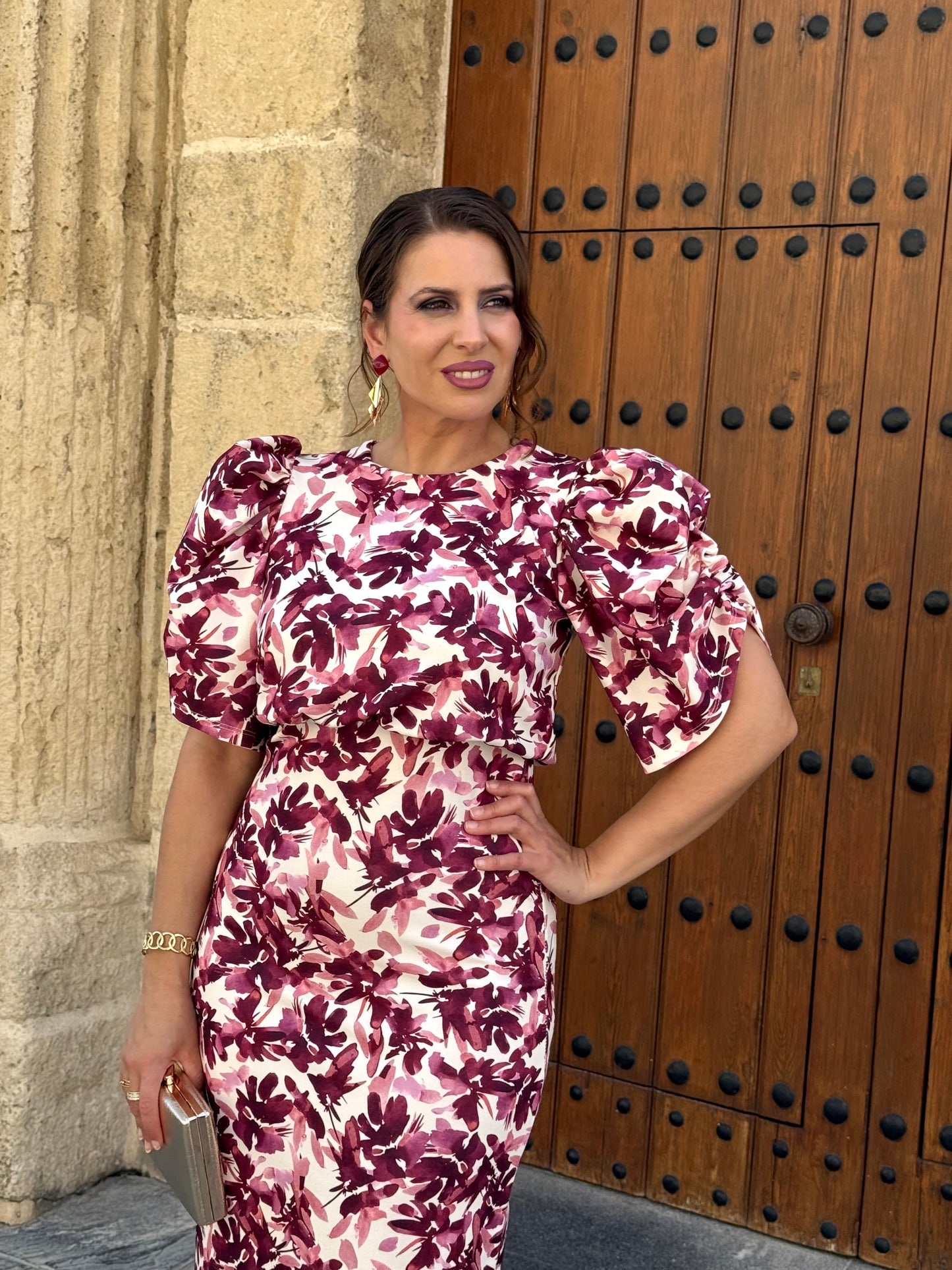 Vestido Bianca Floral Buganvilla