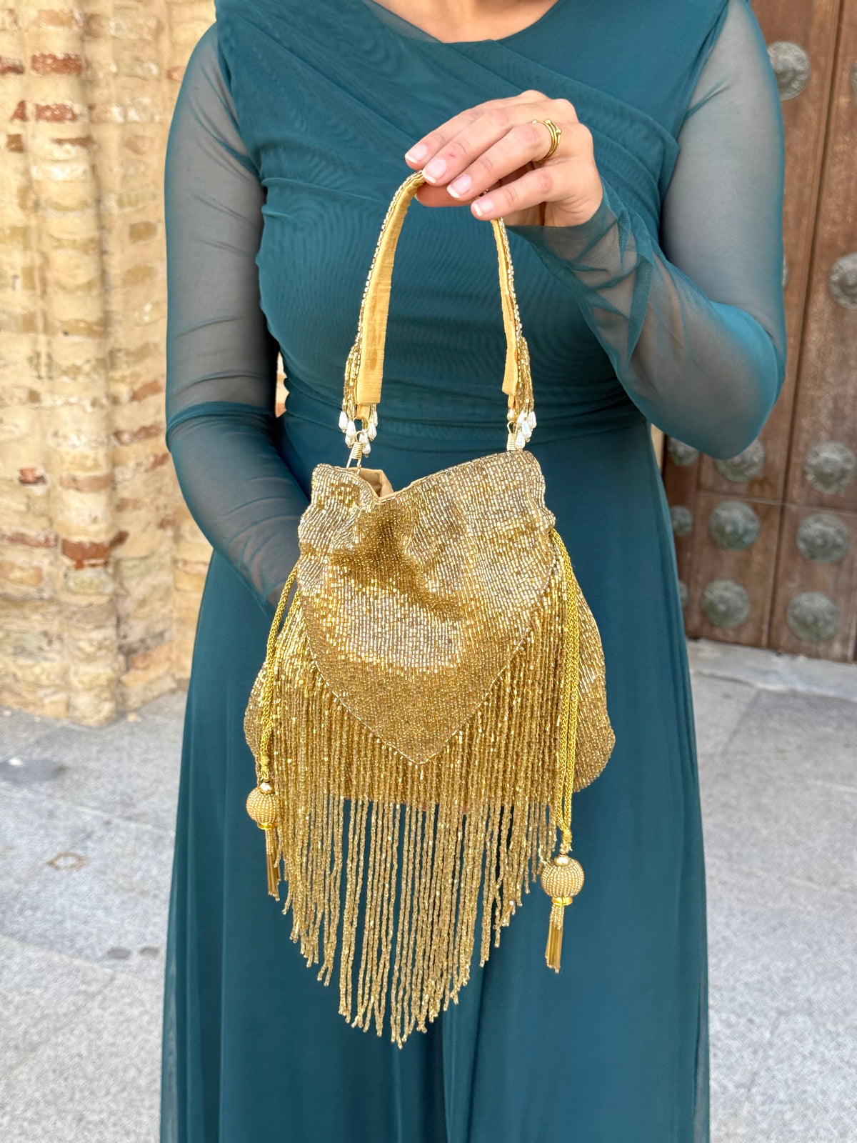 Limosnera Glam Dorada