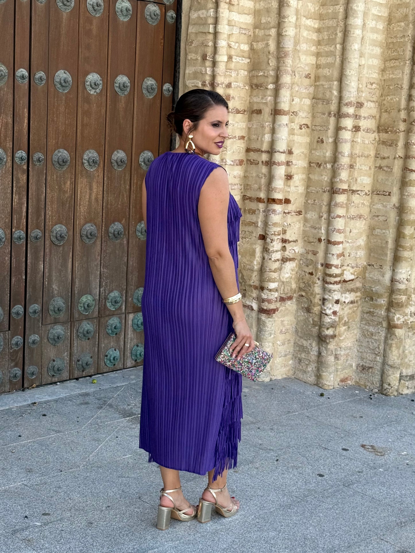 Vestido Belmira Morado