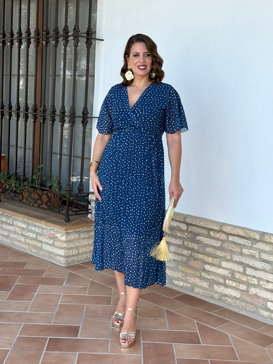 Vestido Talina Lunar azul