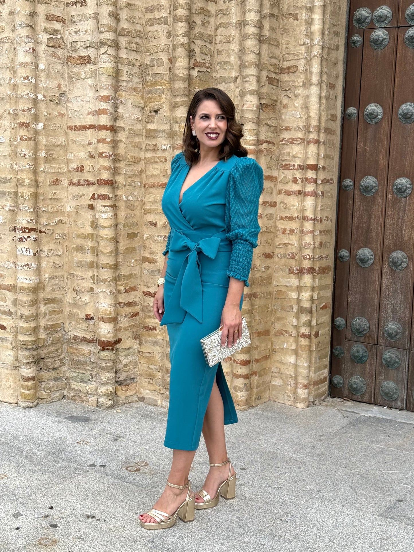 Vestido Vera Petróleo