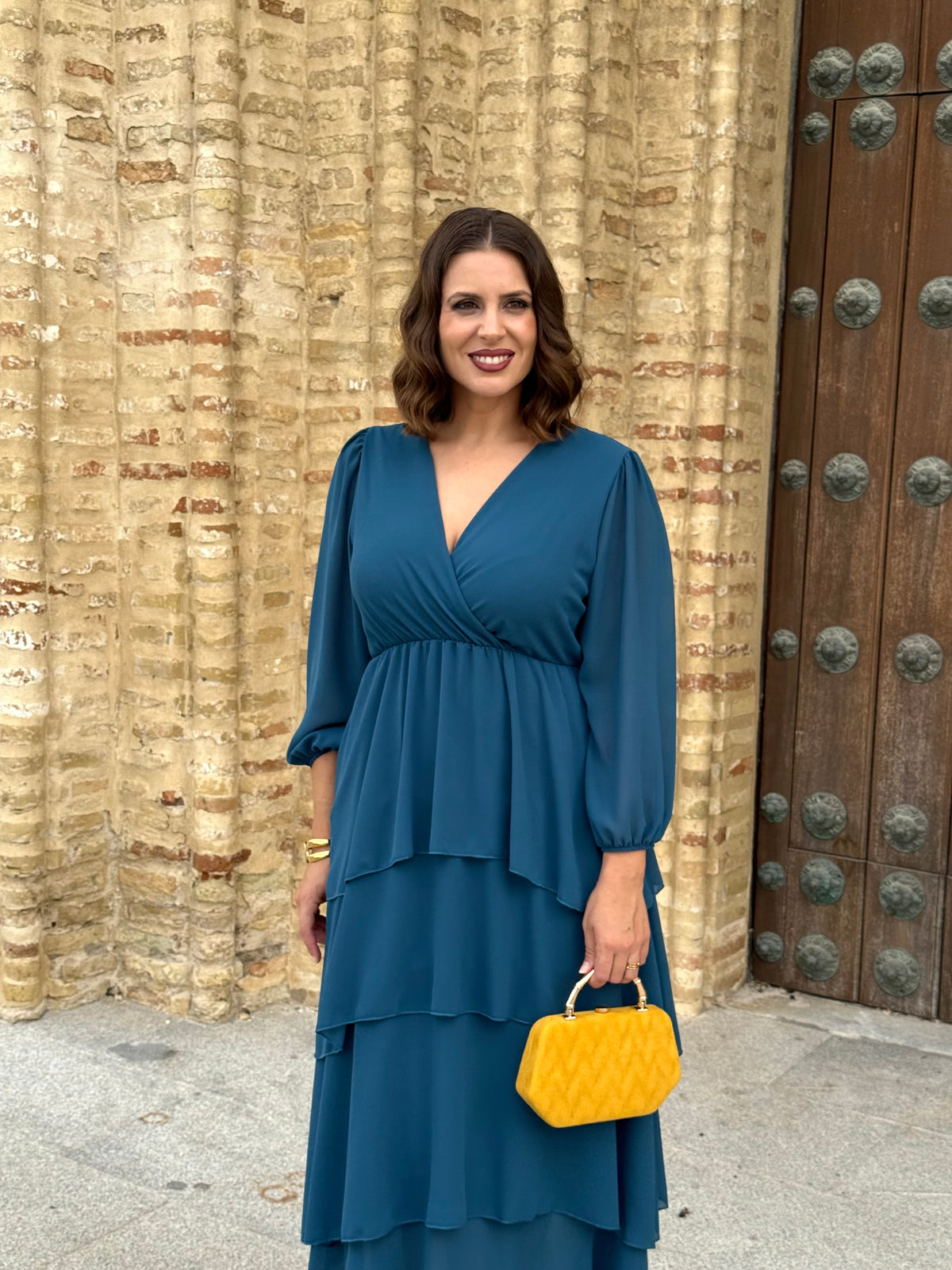 Vestido Salomé Petróleo