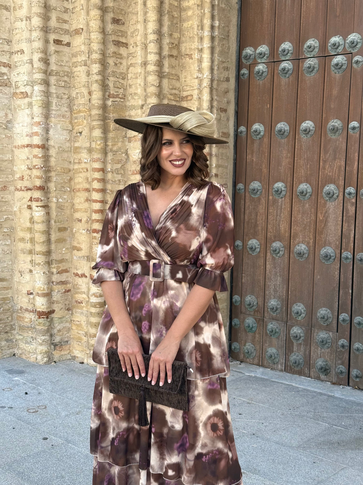 Vestido Capricho Marrón