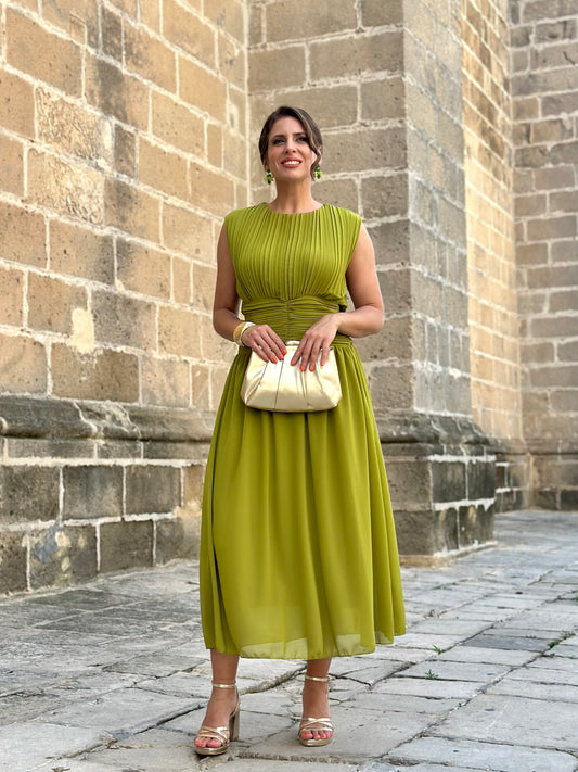 Vestido Nael Pistacho