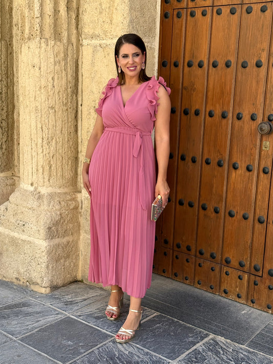Vestido Aura Rosa