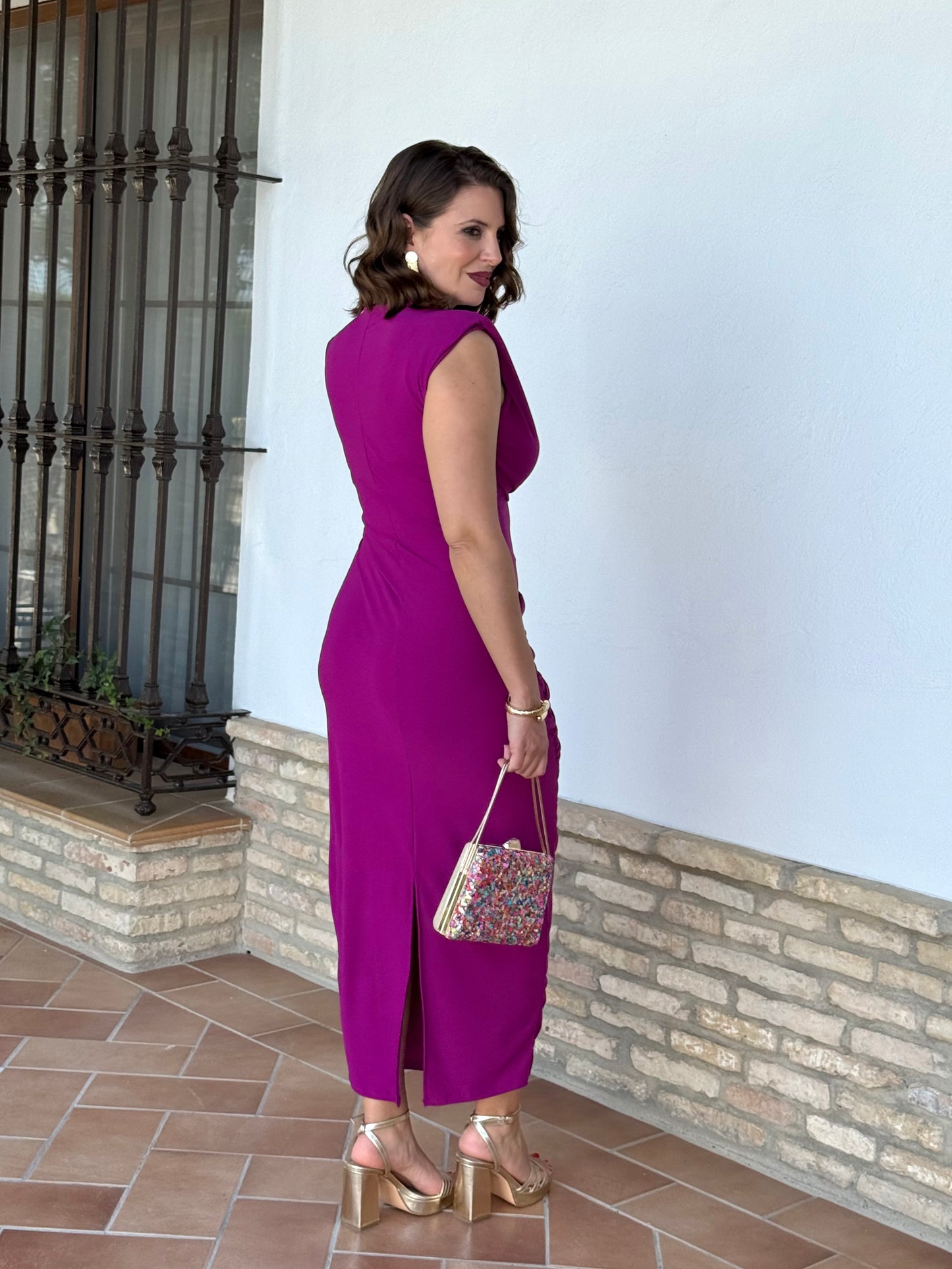 Vestido Melisa Buganvilla