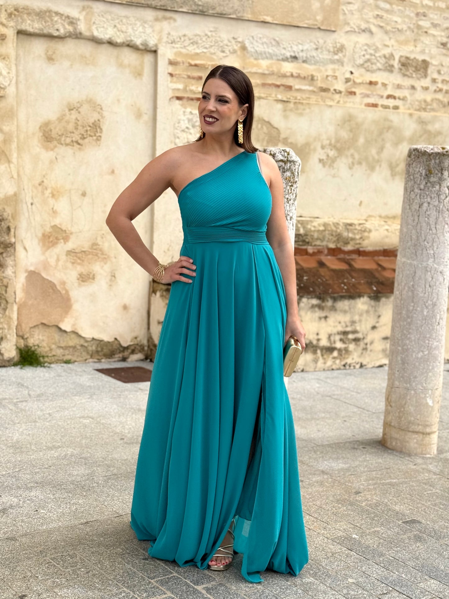 Vestido Samantha Turquesa